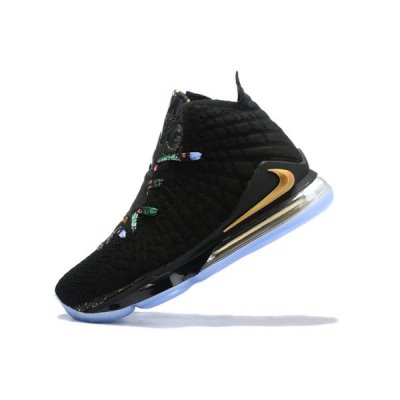 Nike Erkek Lebron 17 Siyah / Renkli / Metal Altın Basketbol Ayakkabısı Türkiye - 18TR14U0